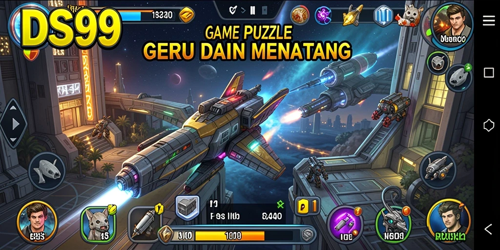 Tangkapan layar dari gameplay DS99 menampilkan tantangan Puzzle yang menyenangkan.