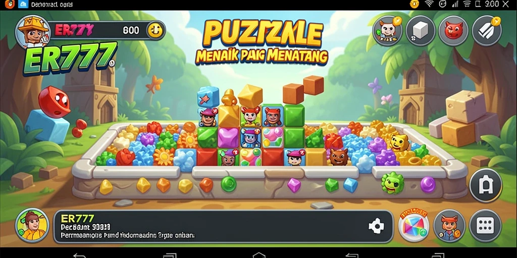 Gameplay Puzzle menarik di ER777 dengan berbagai tantangan seru.
