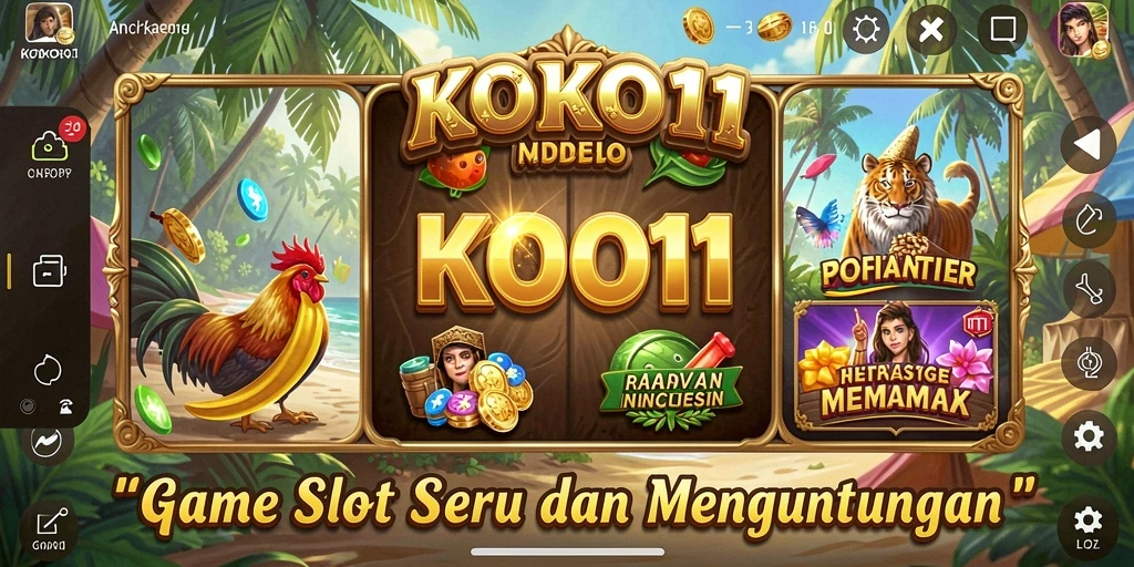 Screenshot KOKO11 menampilkan aksi seru gameplay slot yang mengasyikkan.