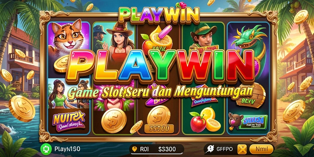 Tampilan gameplay <strong>PLAYWIN</strong> yang seru dan menegangkan saat memutar gulungan.