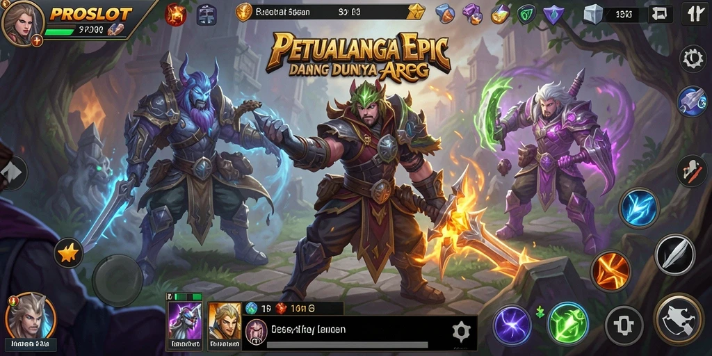 Menampilkan pertarungan menantang dalam dunia ARPG yang indah.