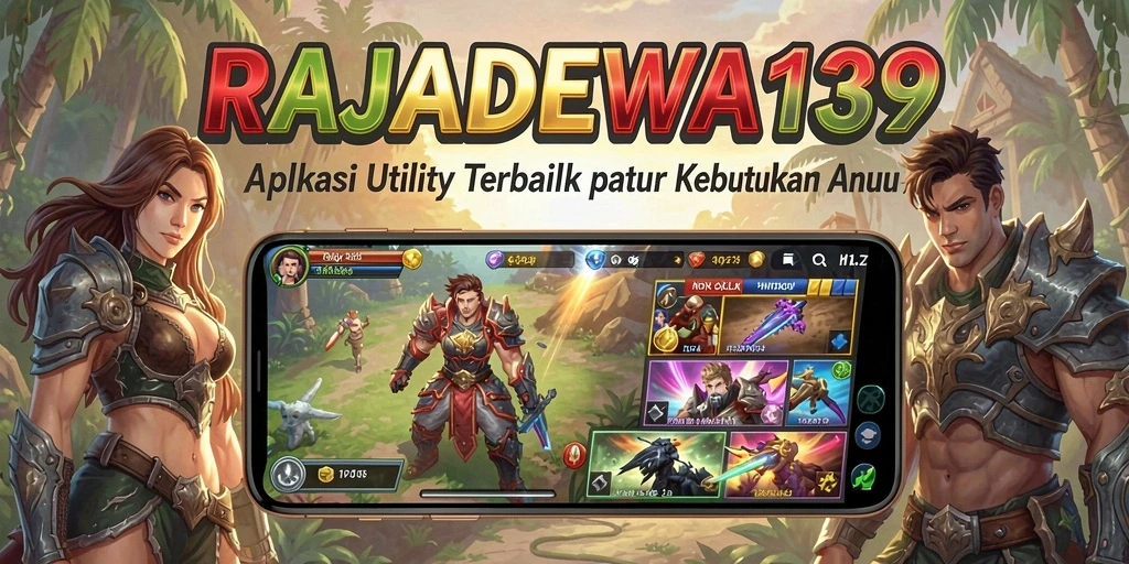 Tampilan antarmuka aplikasi Utility RAJADEWA138 yang menarik dan mudah digunakan.