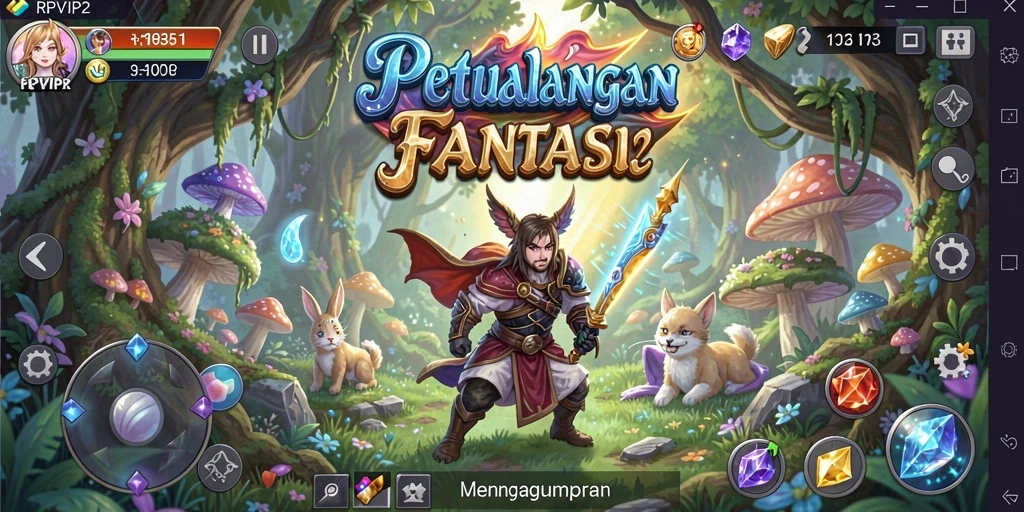 Tangkapan layar menunjukkan aksi pertarungan seru di RPVIP2.