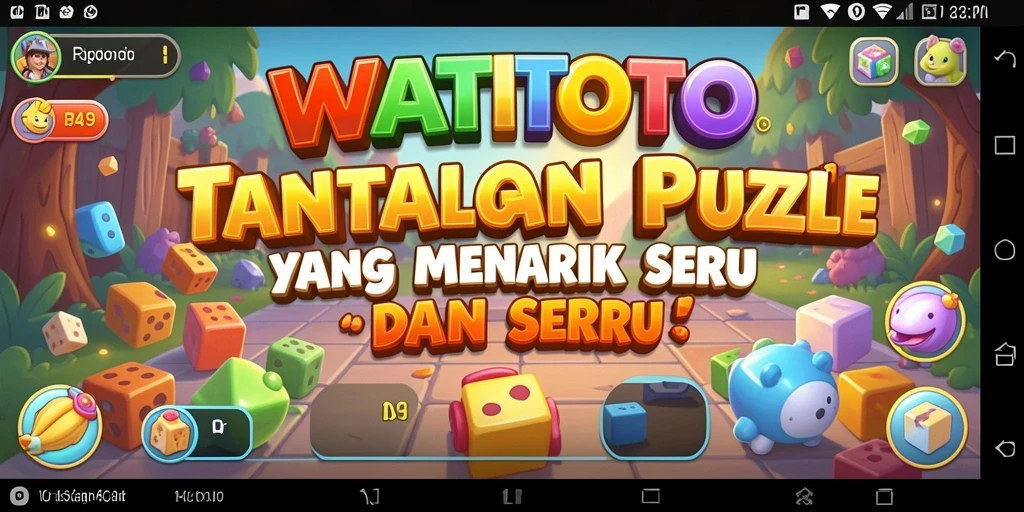 Tampilan gameplay WATITOTO yang menarik dan penuh tantangan.
